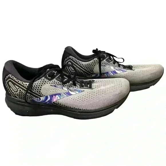 Brooks Other - Brooks Ghost 14 Mens Running Shoes Gray Black Athletic Sneakers Size 12